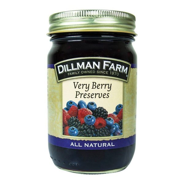 Dillman Farms Dillman Farm All Natural Raspberries	 Blueberries	 Blackberries Preserves 16 oz Jar 22261